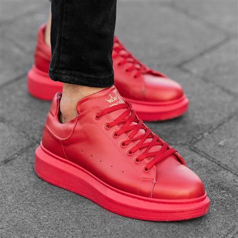 mens red designer sneakers